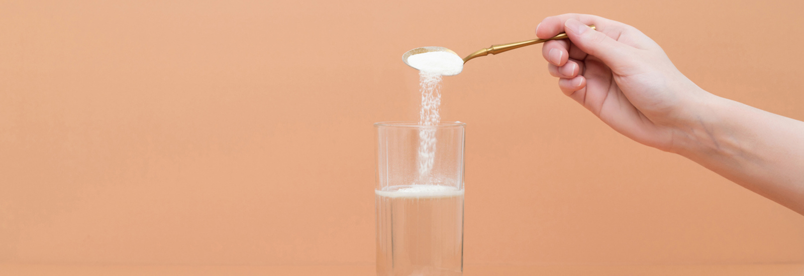 foto van creatine in een glas