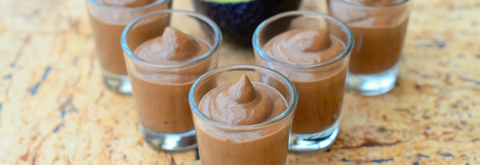 Avocado-chocolademousse Avocado-chocolademousse