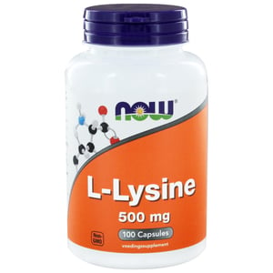 NOW L-Lysine 500 mg afbeelding