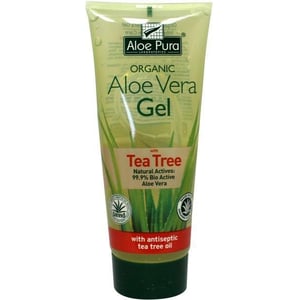 Aloe Pura Aloe vera gel organic tea tree Aloe Pura Aloe vera gel organic tea tree afbeelding