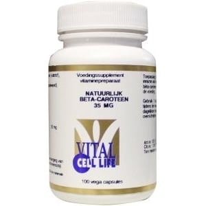 Vital Cell Life Beta caroteen 35 mg pro vitamine A afbeelding
