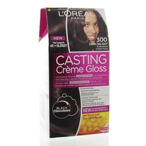LOreal Casting creme gloss 300 Dark delight LOreal Casting creme gloss 300 Dark delight afbeelding