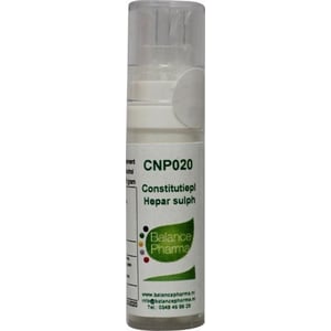 Balance Pharma CNP20 Hepar sulph Constitutieplex Balance Pharma CNP20 Hepar sulph Constitutieplex afbeelding