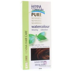 Henna Cure & Care Watercolour goudbruin Henna Cure & Care Watercolour goudbruin afbeelding