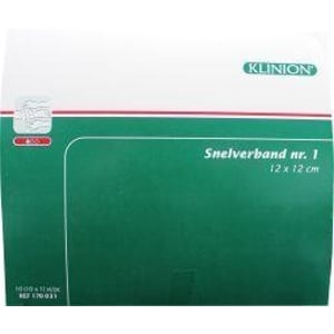 Klinion Snelverband NR1 12 x 12 CM Klinion Snelverband NR1 12 x 12 CM afbeelding