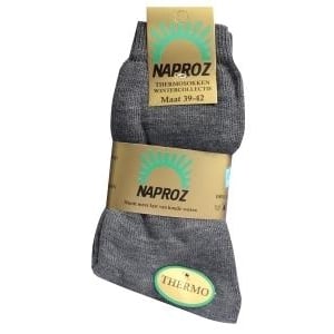 Naproz Thermo sokken 39-42 grijs Naproz Thermo sokken 39-42 grijs afbeelding