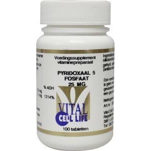 Vital Cell Life Pyridoxaal 5 fosfaat 25 mg (17 mg B6) afbeelding