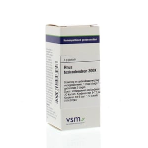 VSM Rhus toxicodendron 200K VSM Rhus toxicodendron 200K afbeelding