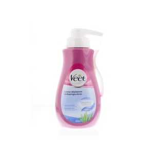 Veet Ontharingscreme gevoelige huid pomp Veet Ontharingscreme gevoelige huid pomp afbeelding