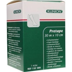 Klinion Pretape 30 m x 10 cm windsel Klinion Pretape 30 m x 10 cm windsel afbeelding