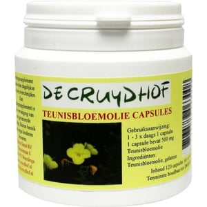 Cruydhof Teunisbloemolie capsules Cruydhof Teunisbloemolie capsules afbeelding