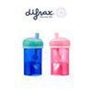 Difrax Anti lek rietjes beker assorti Difrax Anti lek rietjes beker assorti afbeelding