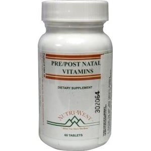 Nutri West Pre post natal vitamins Nutri West Pre post natal vitamins afbeelding