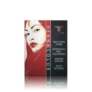 Tol Cosmetik Hennapoeder auburnrood extra sterk Tol Cosmetik Hennapoeder auburnrood extra sterk afbeelding