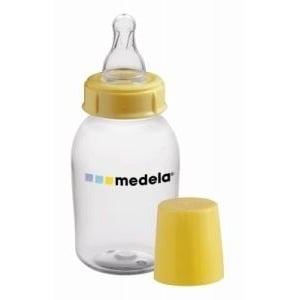 Medela Melkfles slow flowspeen Medela Melkfles slow flowspeen afbeelding