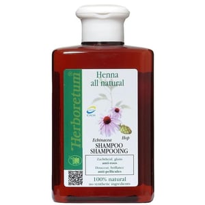 Herboretum Henna all natural shampoo anti roos Herboretum Henna all natural shampoo anti roos afbeelding
