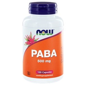 NOW PABA 500 mg afbeelding