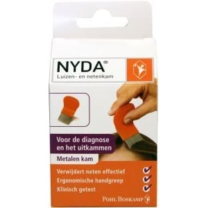 NYDA Luizenkam metaal NYDA Luizenkam metaal afbeelding