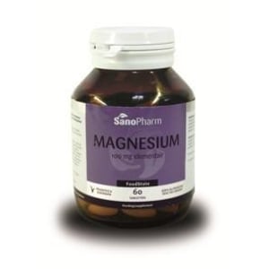SanoPharm FoodState Magnesium 100 mg elementair afbeelding