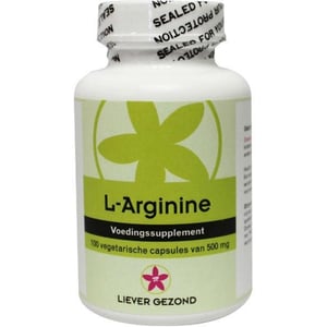 Liever Gezond L-Arginine 500 mg Liever Gezond L-Arginine 500 mg afbeelding