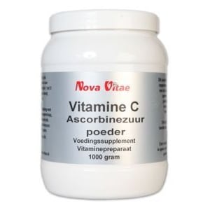 Nova Vitae Vitamine C Poeder Ascorbinezuur afbeelding