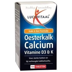 Lucovitaal Oesterkalk calcium tabletten afbeelding