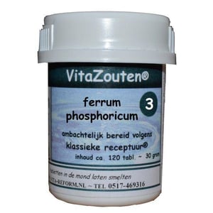 Vitazouten Ferrum phosphoricum VitaZout Nr. 03 afbeelding