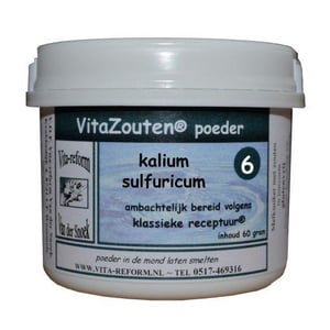 Vitazouten Kalium sulfuricum poeder Nr. 06 afbeelding