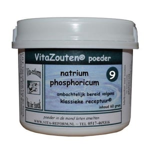 Vitazouten Natrium phosphoricum poeder Nr. 09 Vitazouten Natrium phosphoricum poeder Nr. 09 afbeelding