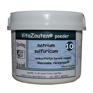 Vitazouten Natrium sulfuricum poeder Nr. 10 afbeelding