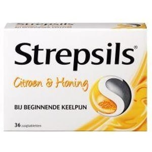 Strepsils Citroen & honing Strepsils Citroen & honing afbeelding