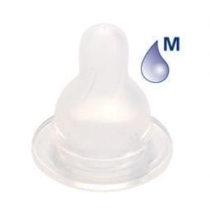Difrax Flesspeen medium natural Difrax Flesspeen medium natural afbeelding
