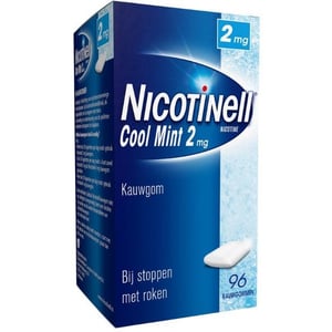 Nicotinell Kauwgom coolmint 2 mg afbeelding