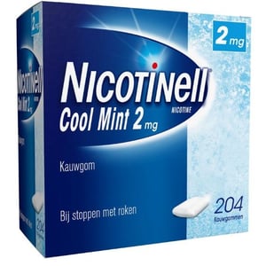 Nicotinell Kauwgom cool mint 2 mg afbeelding