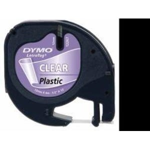 Dymo Letratag tape transparant afbeelding