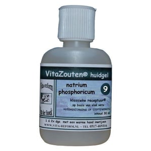 Vitazouten Natrium phosphoricum huidgel Nr. 09 afbeelding