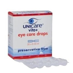 Unicare Vita+ eye care oogdruppels 0.35 ml afbeelding