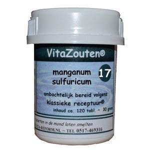 Vitazouten Manganum sulfuricum VitaZout Nr. 17 afbeelding