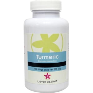 Liever Gezond Turmeric curcuma 500 mg afbeelding