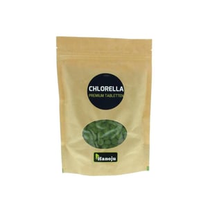 Hanoju Chlorella premium 400 mg paper bag afbeelding
