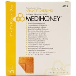 Medihoney Medihoney apinate alginaat dressing Medihoney Medihoney apinate alginaat dressing afbeelding