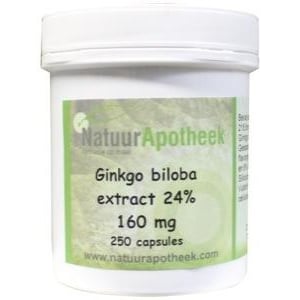 Ginkgo biloba 24% 160 mg Ginkgo biloba 24% 160 mg afbeelding