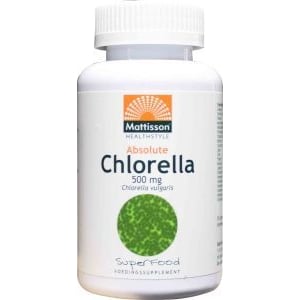 Mattisson Healthstyle Absolute Chlorella 500 mg Bio Raw afbeelding