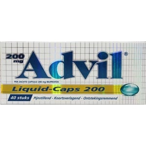 Advil Advil liquid capsules 200 afbeelding