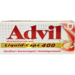 Advil Advil liquid caps 400 afbeelding