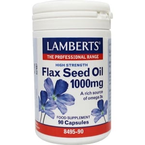 Lamberts Lijnzaad (flax seed) 1000 mg afbeelding