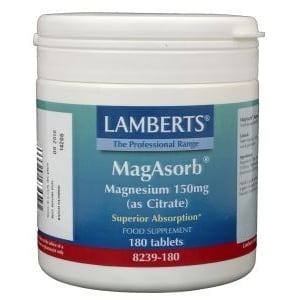 Lamberts MagAsorb (magnesiumcitraat 150 mg) afbeelding