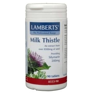 Lamberts Mariadistel 200 mg silymarin Lamberts Mariadistel 200 mg silymarin afbeelding