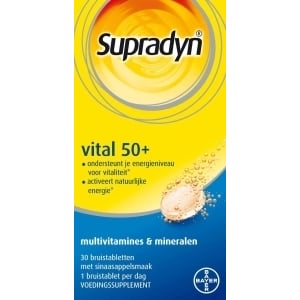 Supradyn Vital 50+ (bruistabletten) afbeelding