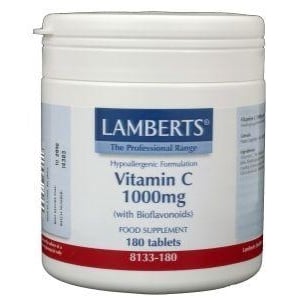 Lamberts Vitamine C 1000 mg & bioflavonoiden Lamberts Vitamine C 1000 mg & bioflavonoiden afbeelding